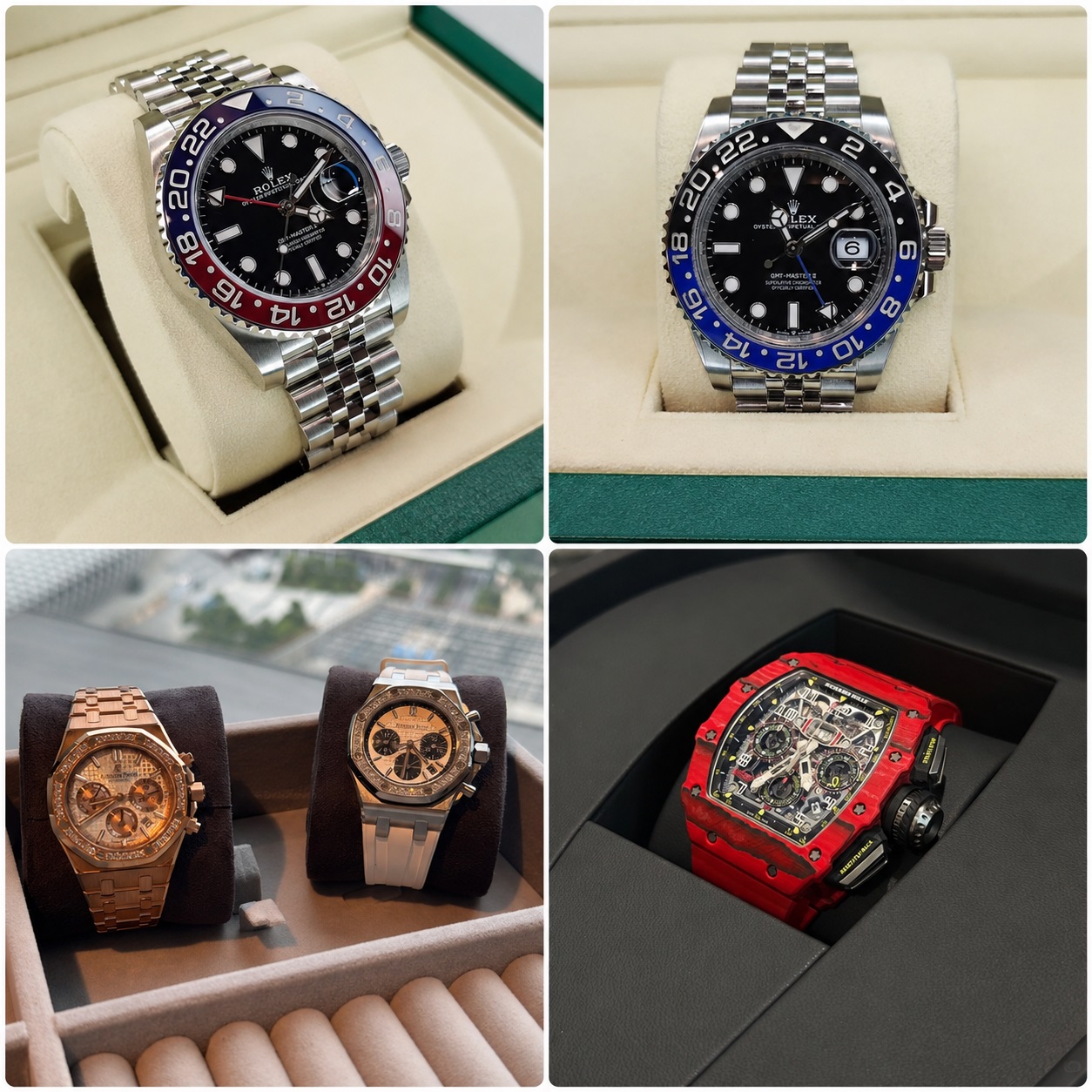 Estilo elegante con reloj